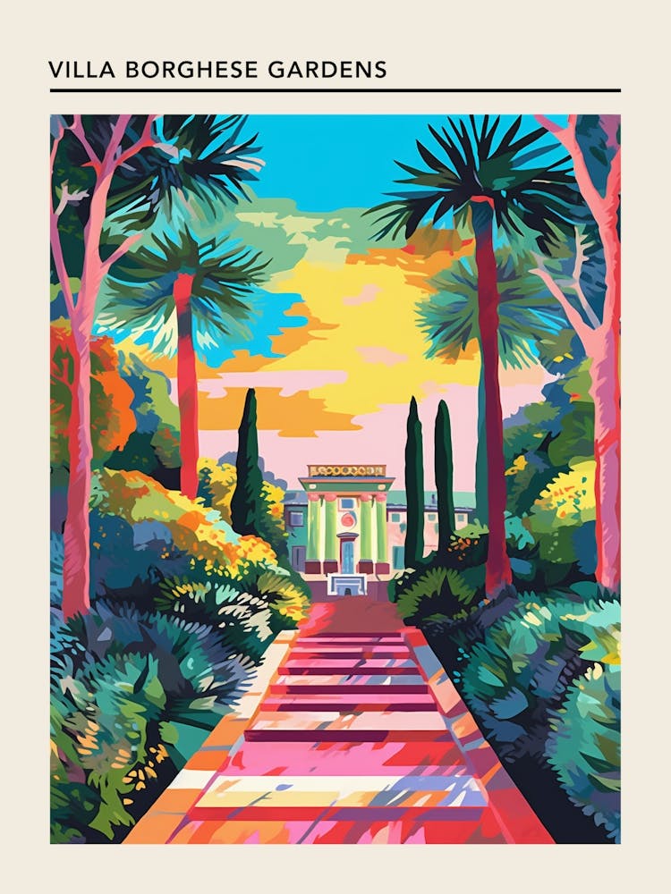 Villa Borghese Gardens Rome