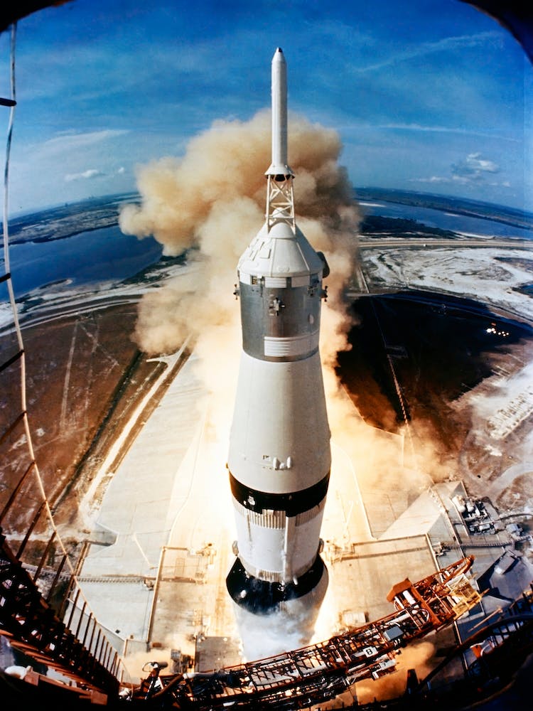 Liftoff Of The Apollo 11 Lunar Landing Mission, 1