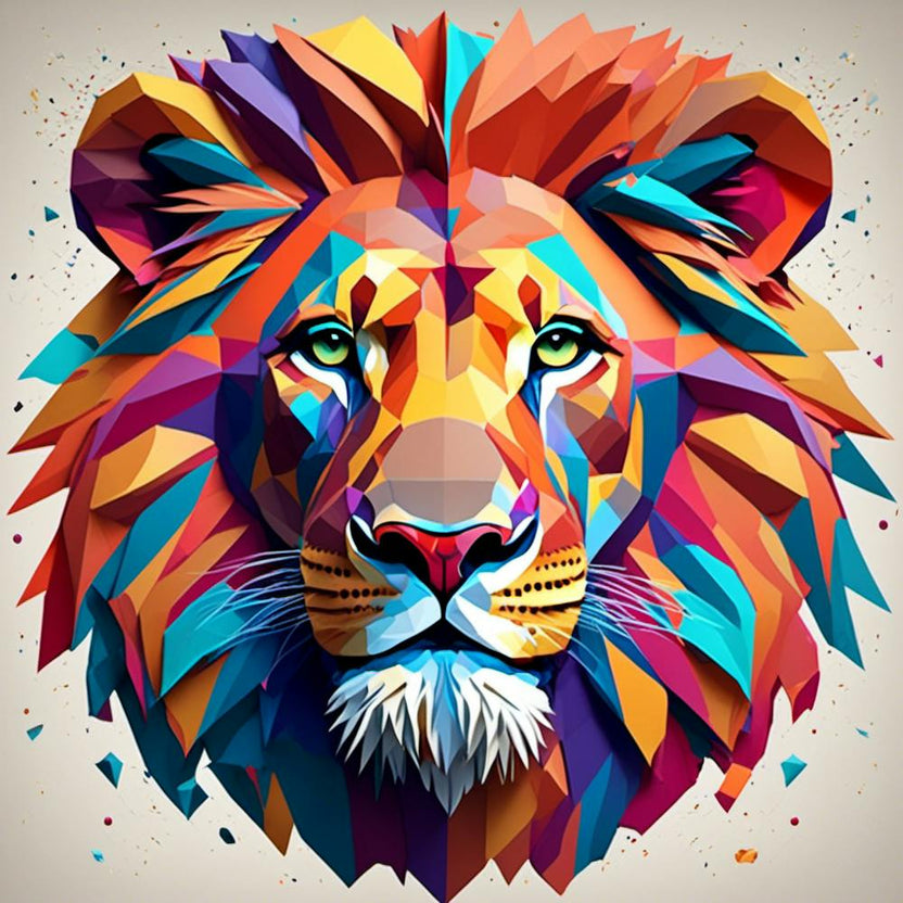 Abstract Lion Head 1