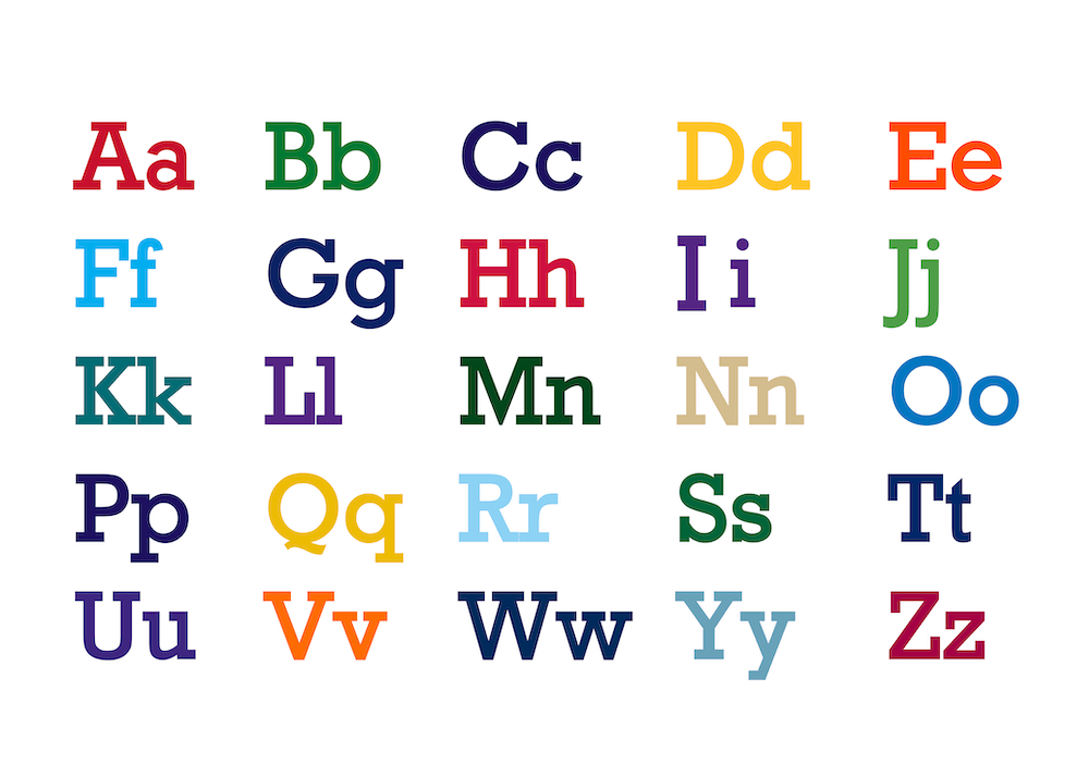Alphabet Colorful
