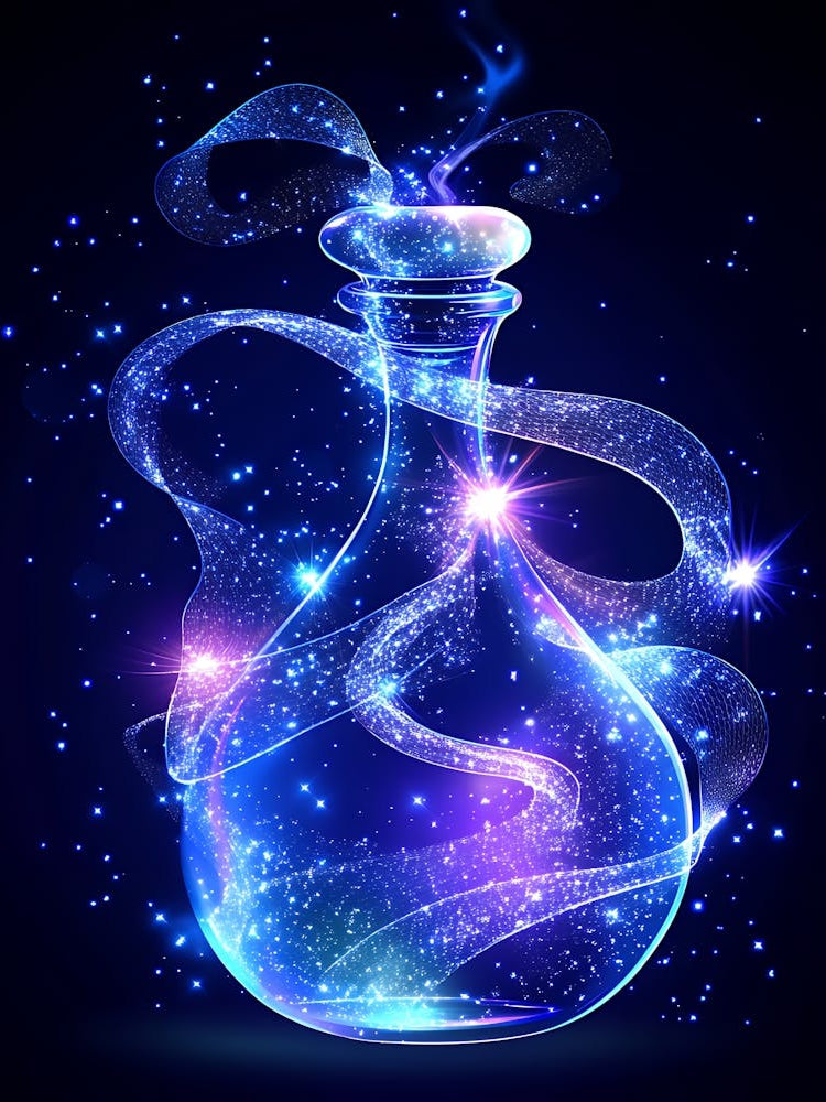 Magic Bottle With Stars