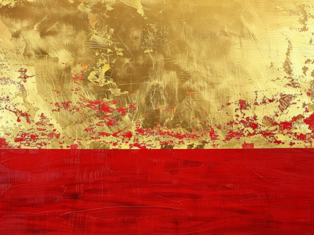 Gold And Red 1