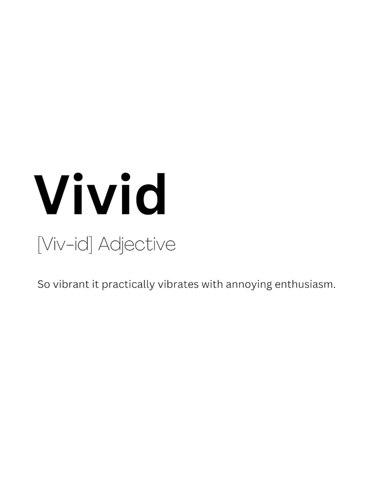 Vivid Definition Meaning