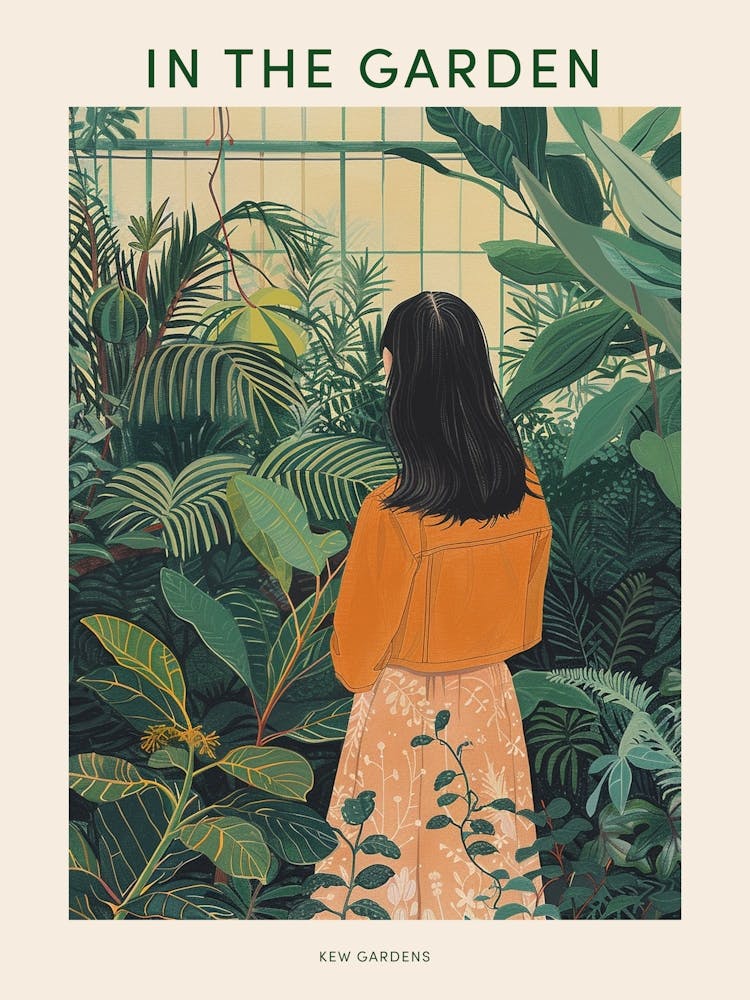 In The Garden Poster Kew Gardens England 13