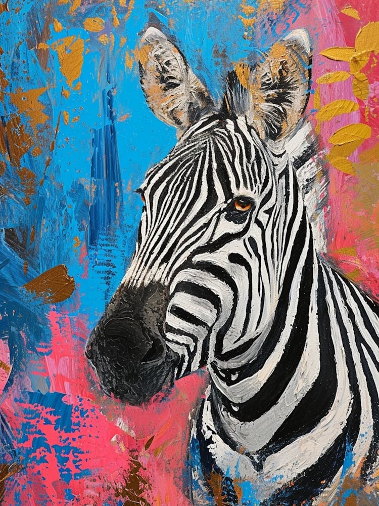 Zebra Brushstrokes 3