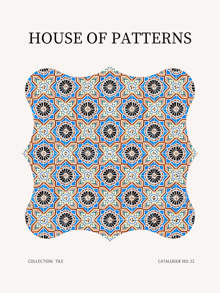 Tile Pattern Poster 23