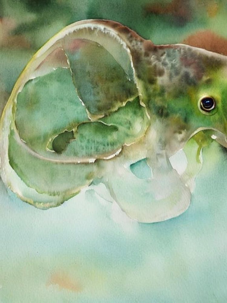 Aquarelle Conte Pieuvre Dumbo
