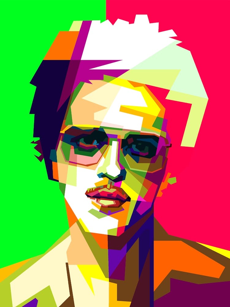 Bruno Mars Die With A Smile Pop Art WPAP