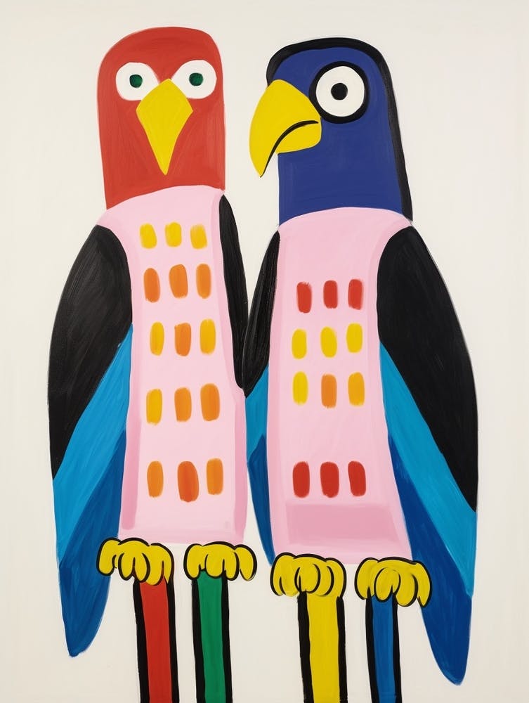Colourful Kids Animal Art Eagle 2