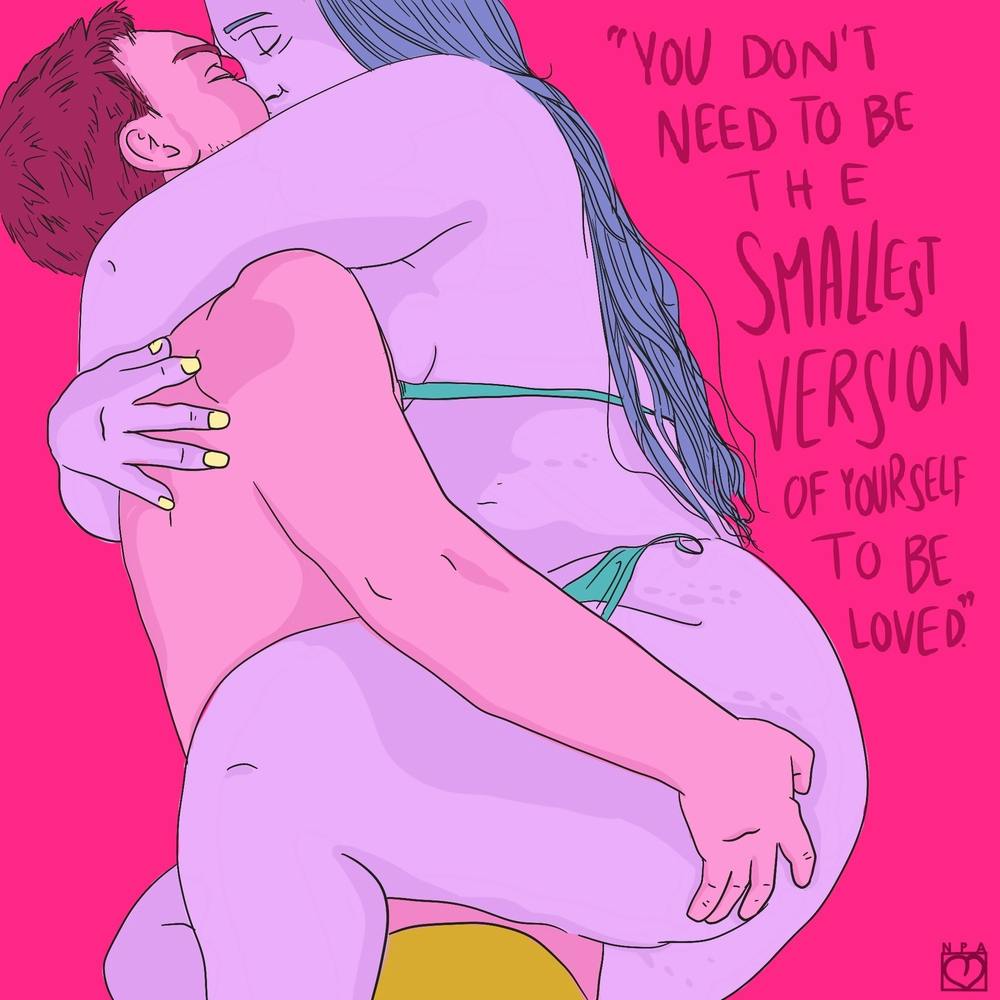You don’t have to be smaller