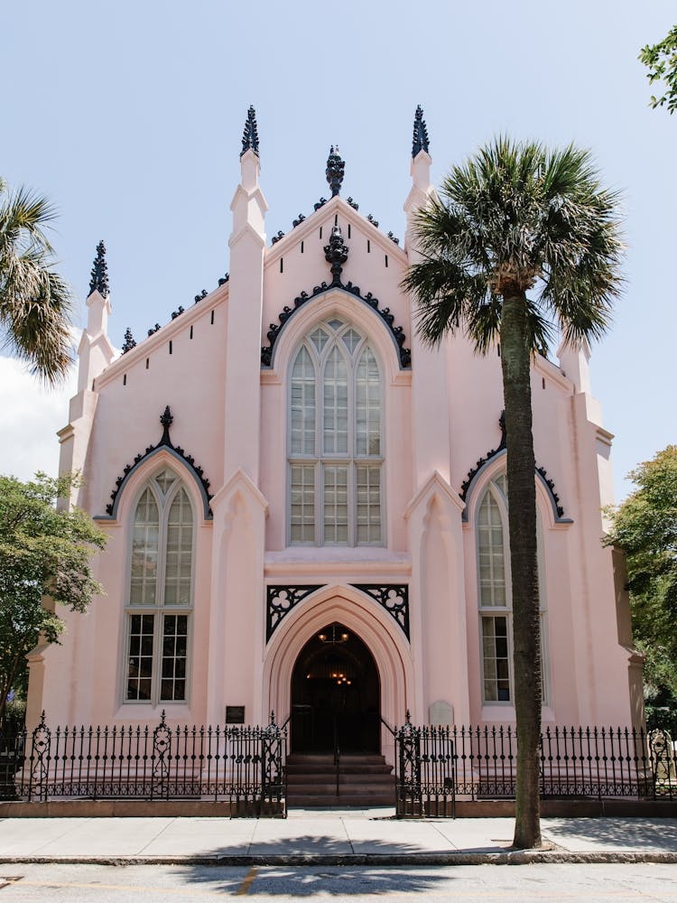 Pink Church In Charleston