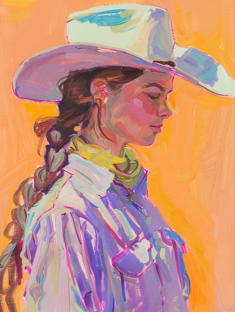 Cowgirl Painting 4
