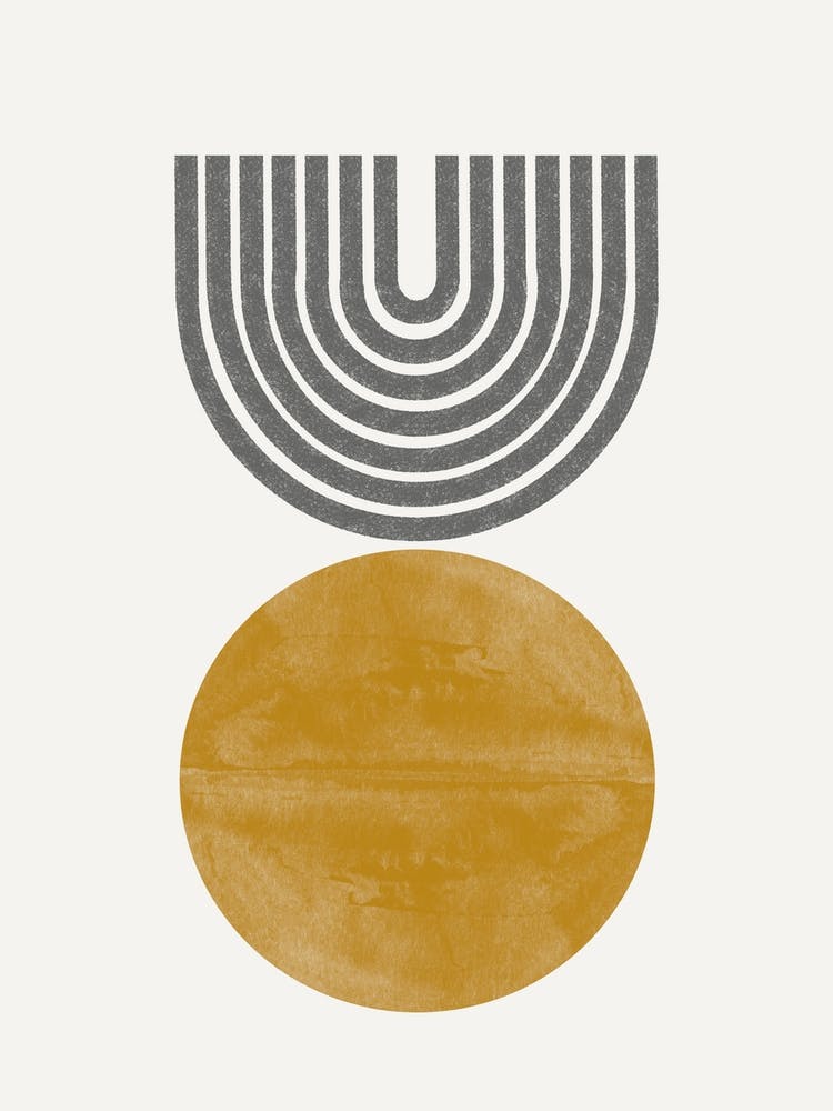 Graphique au design moderne du milieu du siècle