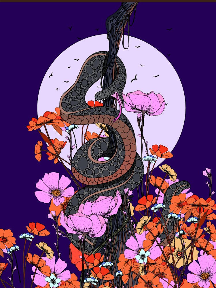 Snake In The Moonlight