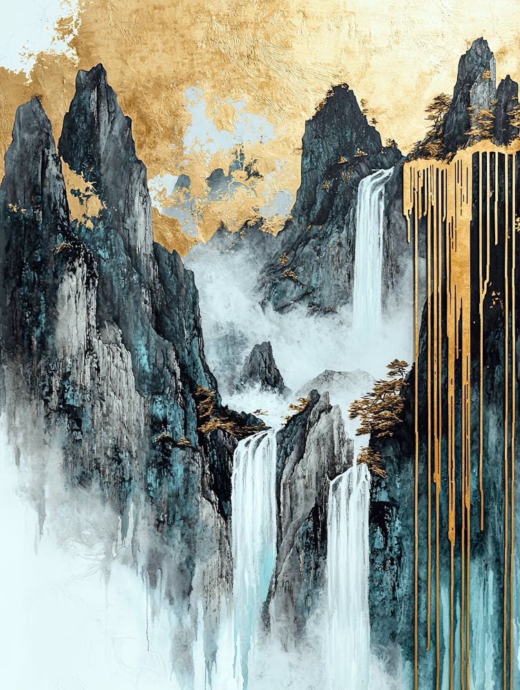 Sierra Madre Grandeur Géométrique Dorée