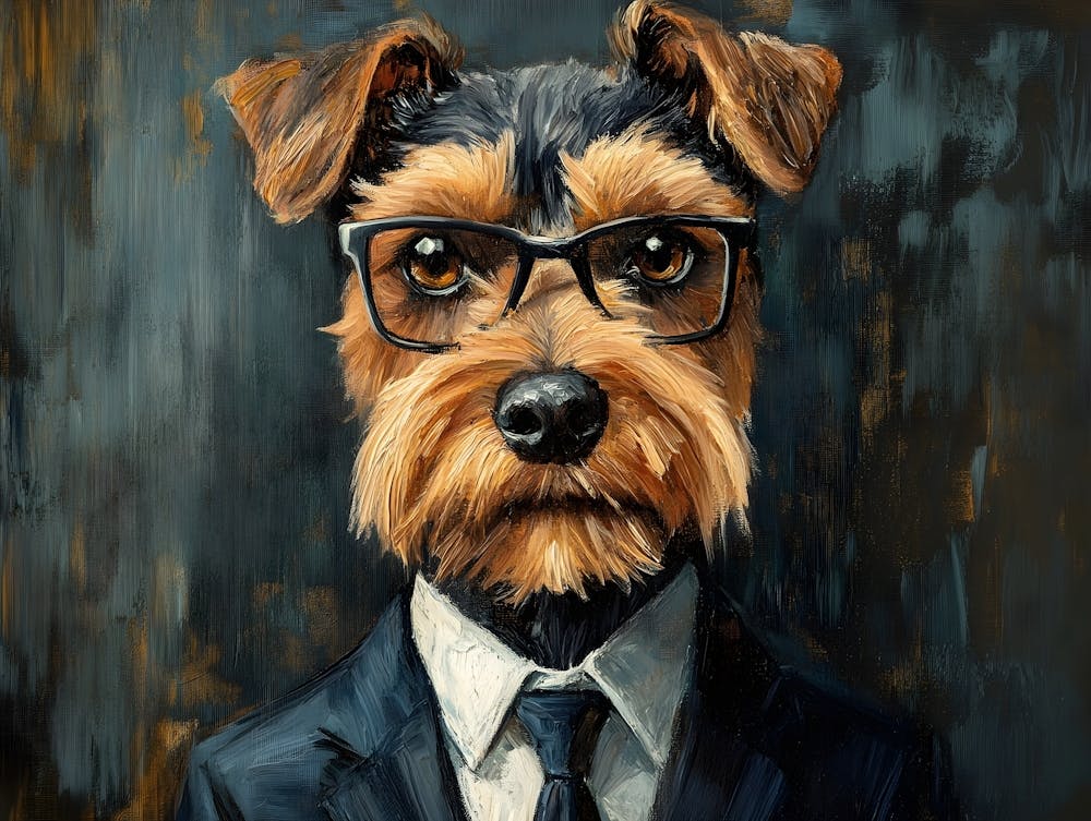 This Airedale Is All Business 1