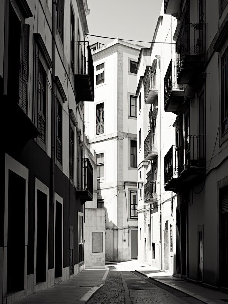 Lisbon, Portugal, Photography In Black And White 1