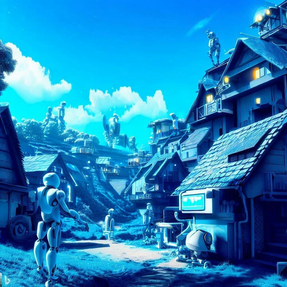 Sous le bleu