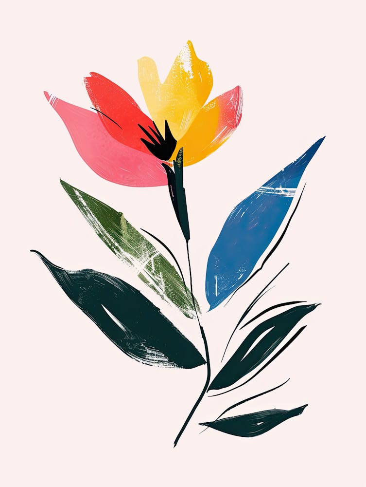 Vintage Abstraction Mid Century Style