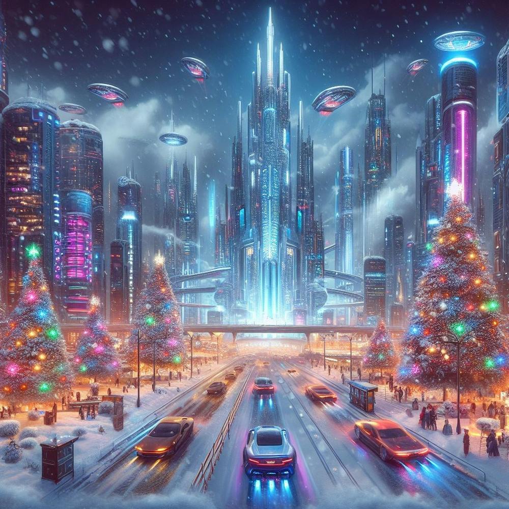 Futuristic Christmas