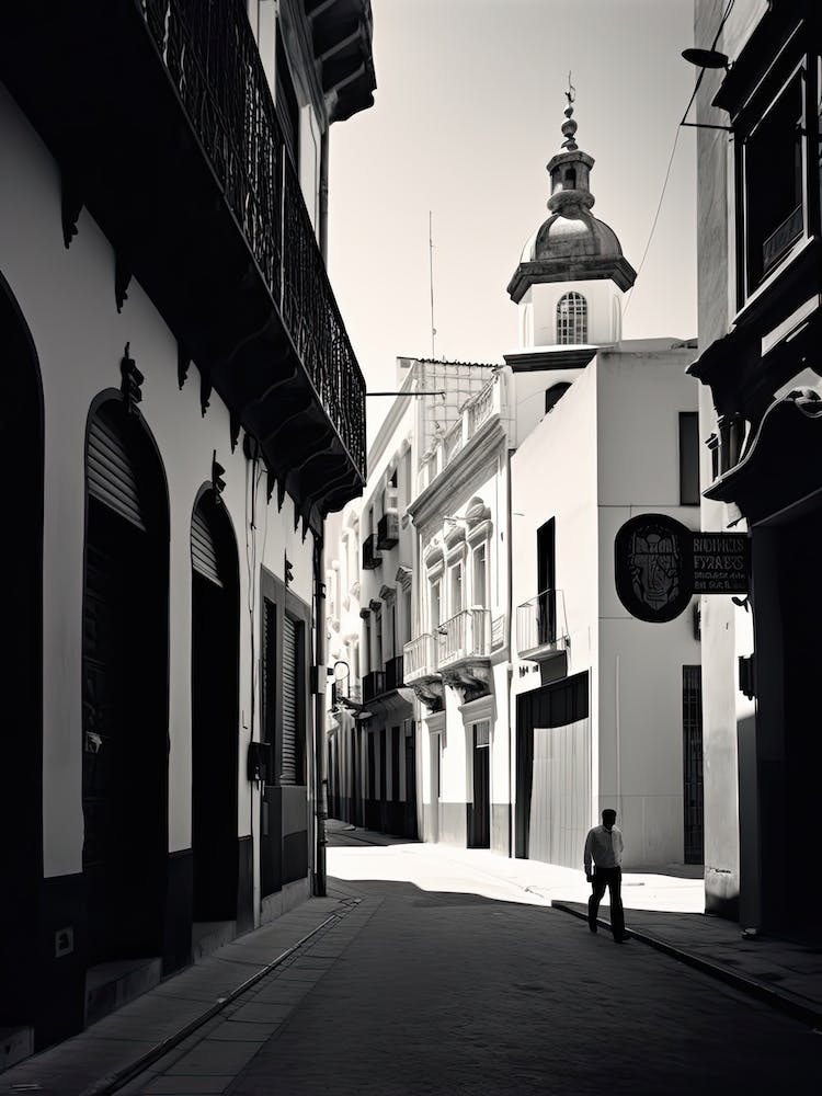 Seville, Spain, Schwarz-Weiß-Fotografie 2