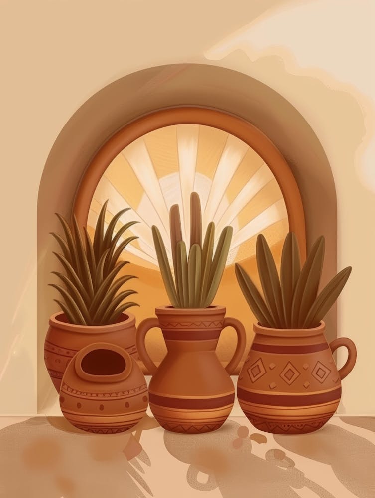 Pots Of Plants