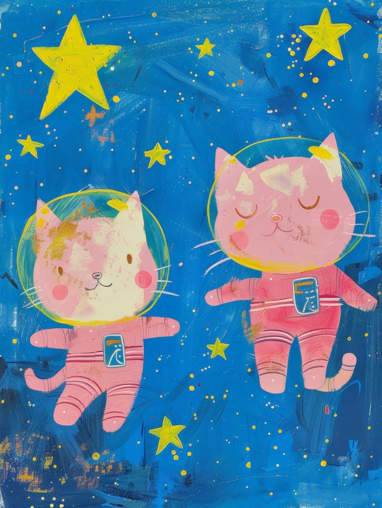 Two Cats In Space