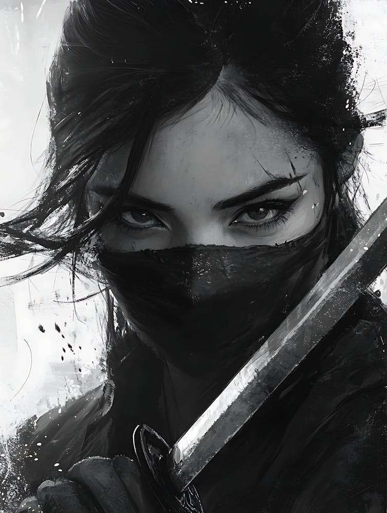 Mystery Beautiful Ninja Girl 7