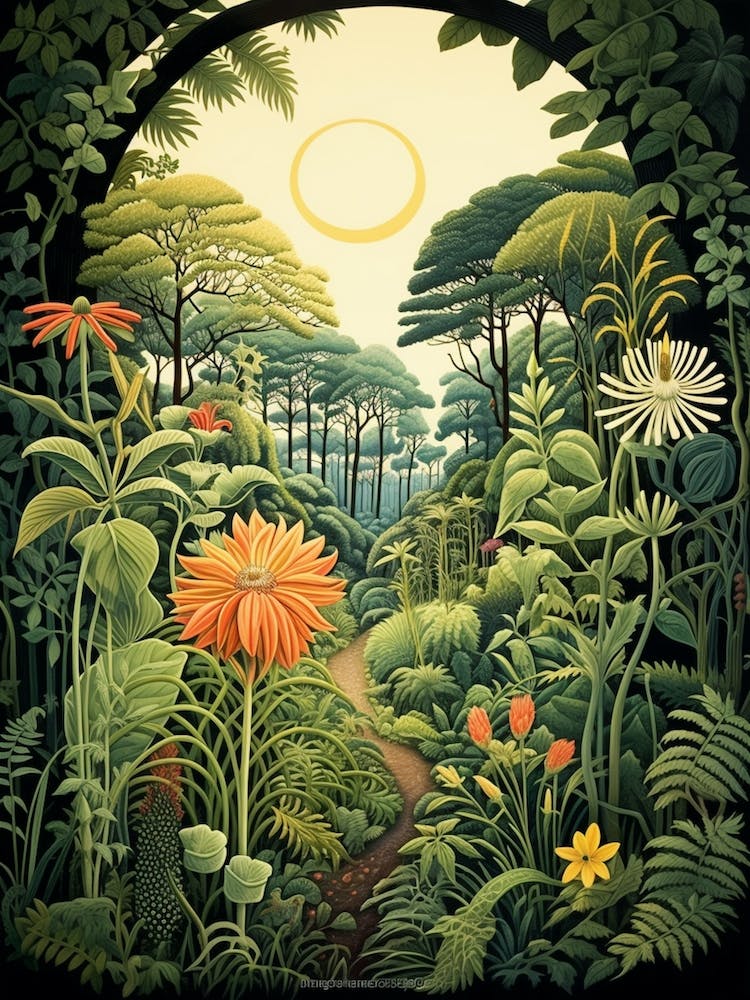 Shanghai Botanical Garden China Henri Rousseau Style 3
