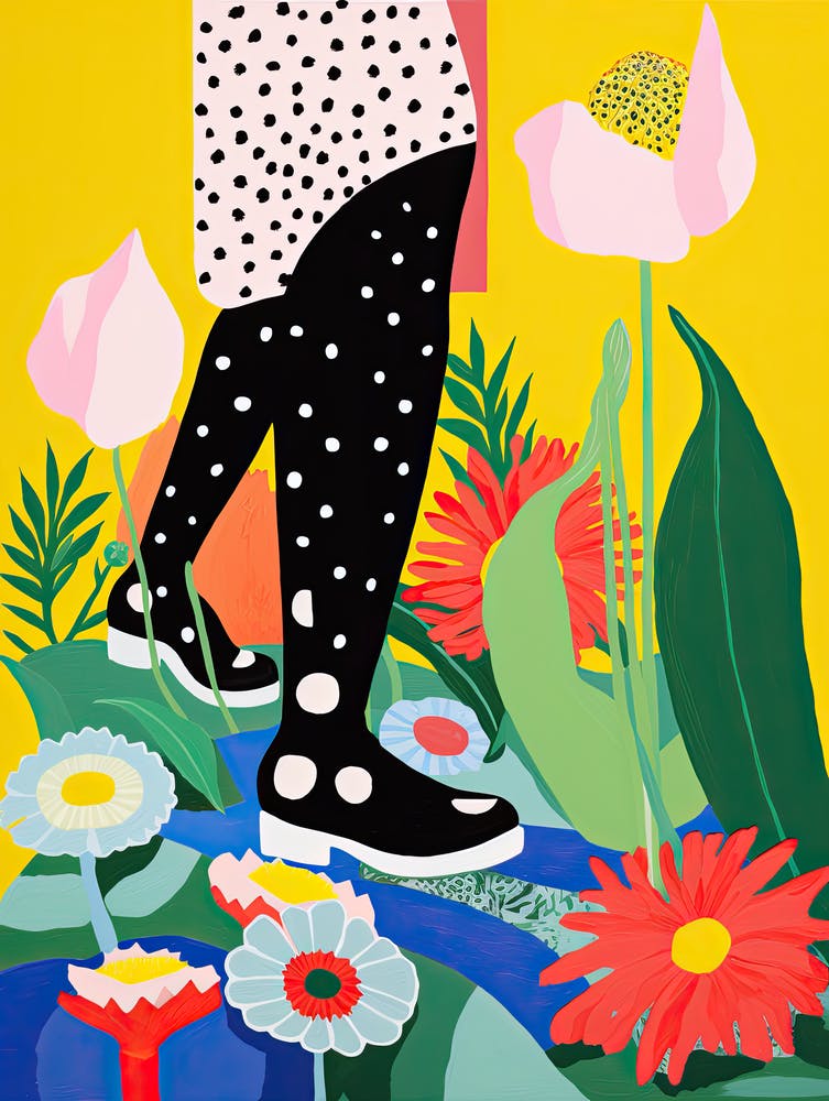 Step into Nature: Shoes and Sneaker Florals