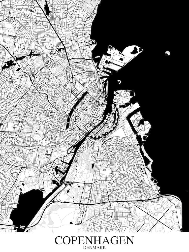 Copenhagen White Black