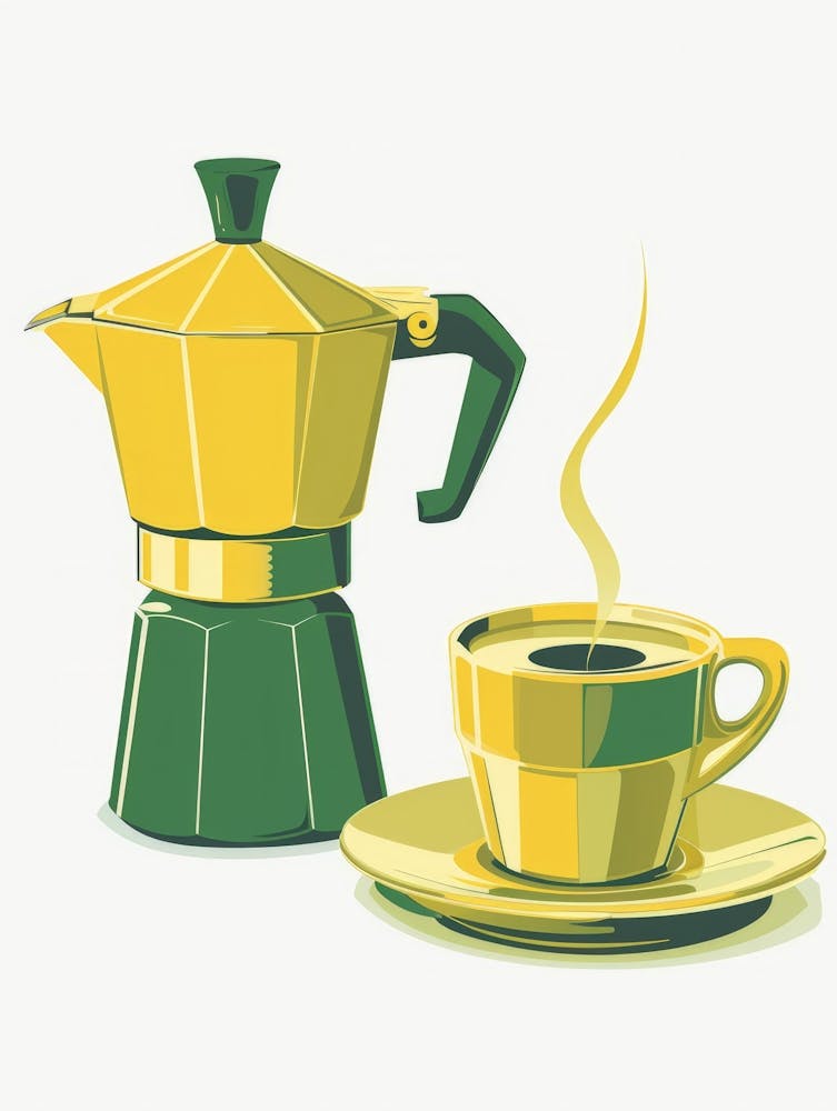 Coffee Pot And Cup 1
