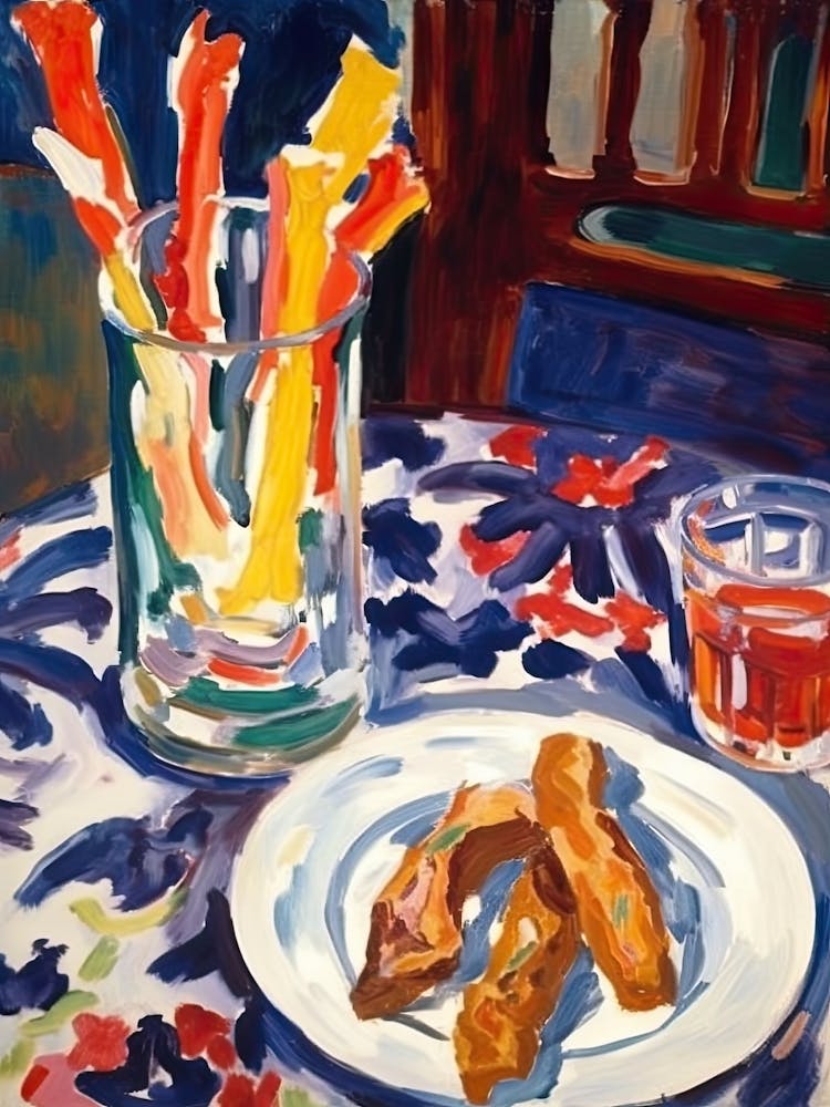Cream Horn Painting 8