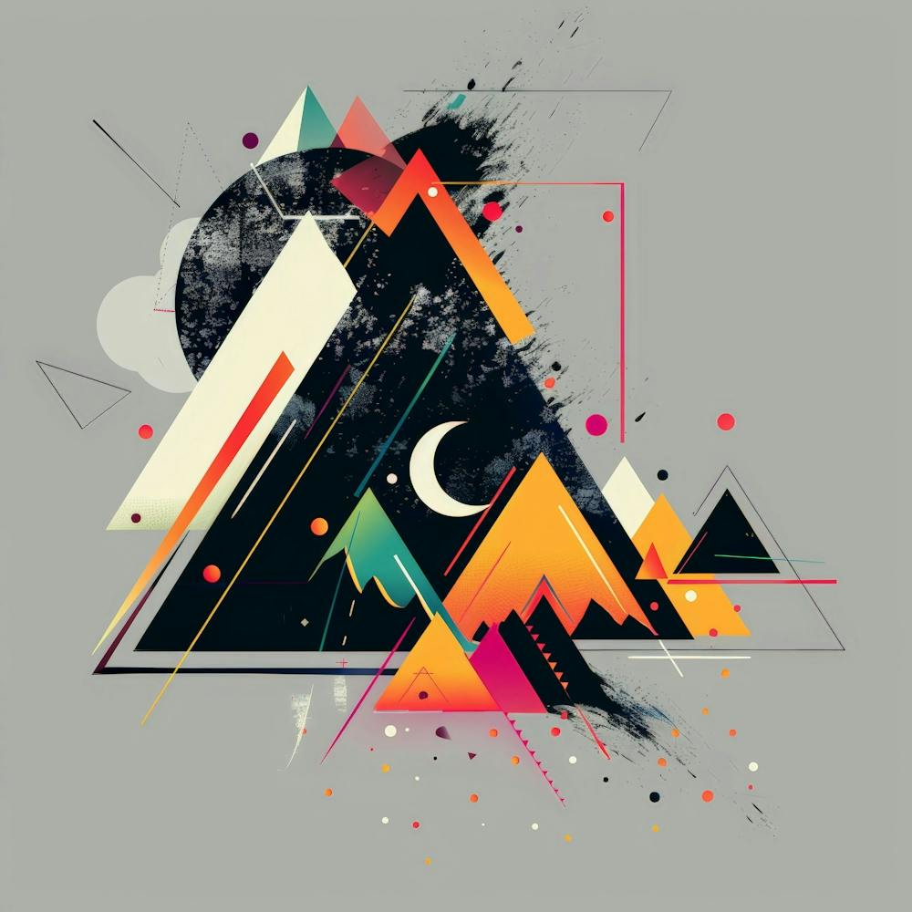 Abstract Mountains 9