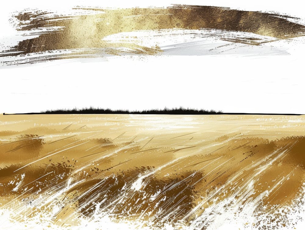 Abstract Of A Wheat Field