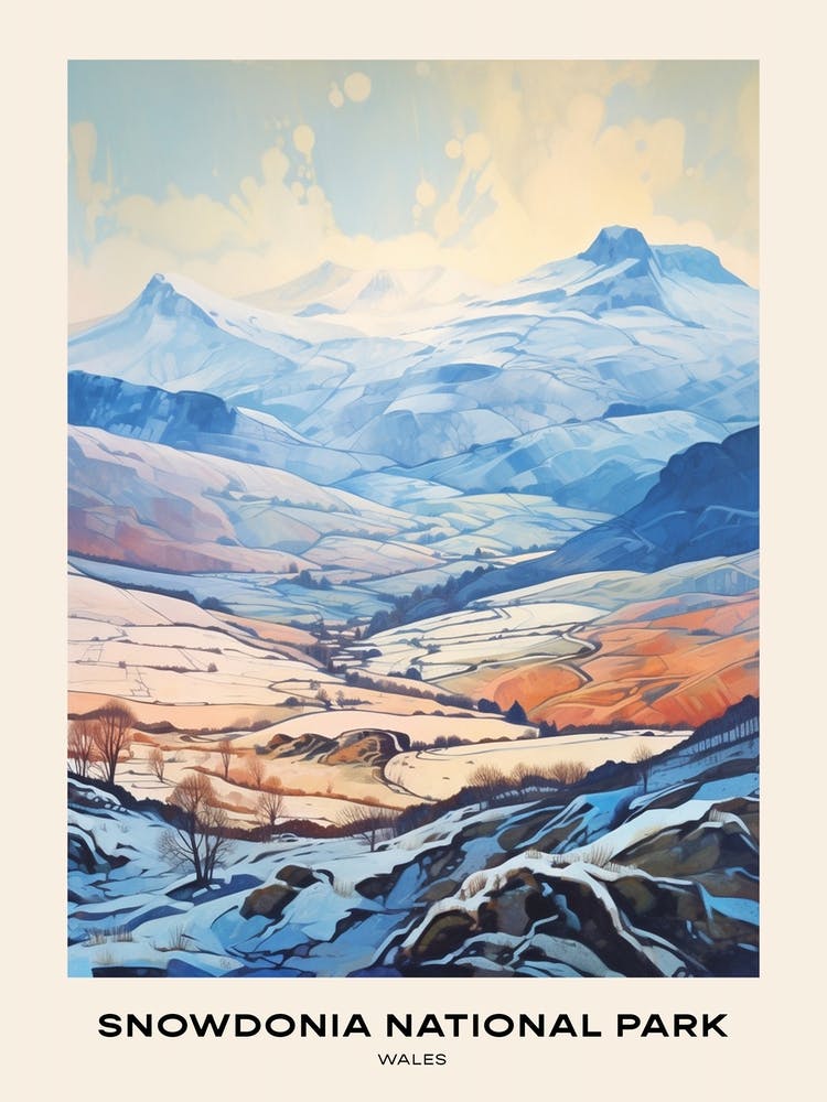 Snowdonia National Park Wales 2 Poster