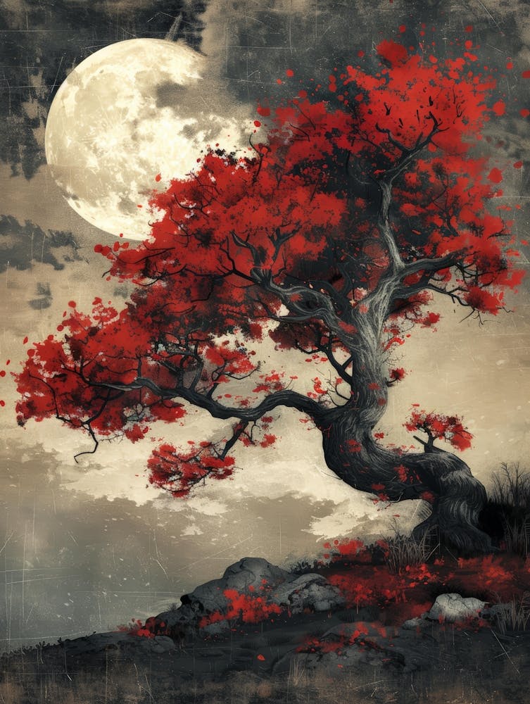 Tree In The Moonlight 1