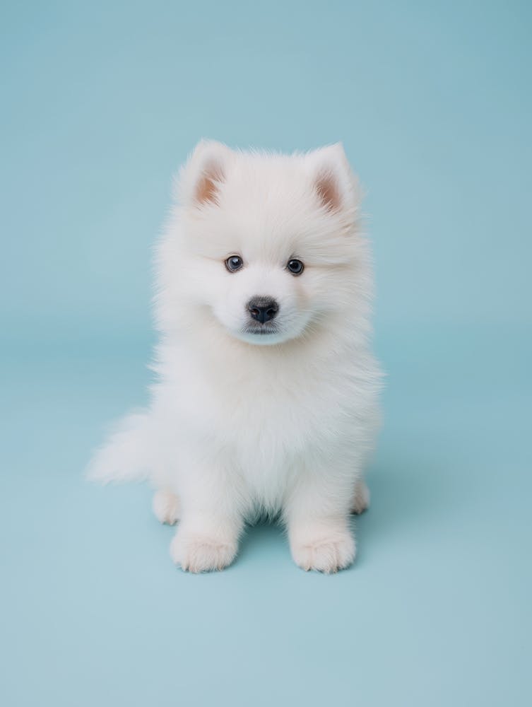 Samoyed Puppy. Generated AI. 1