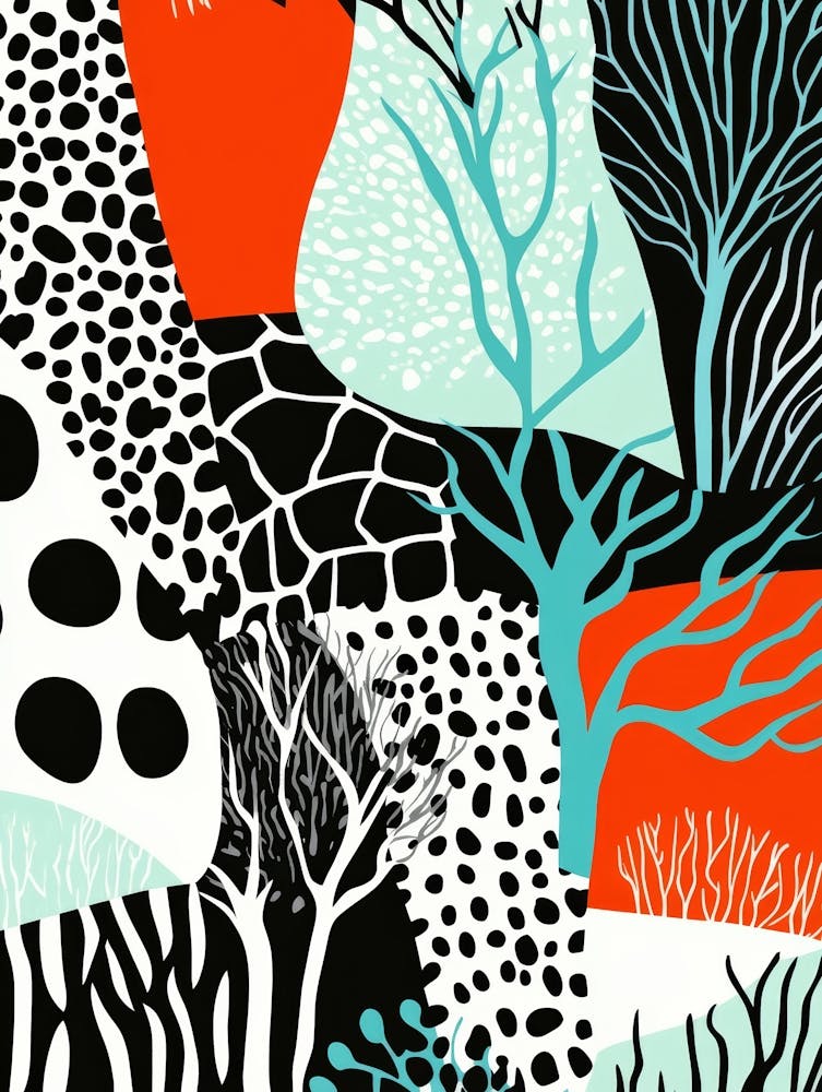 Abstract Botanical Pattern 3