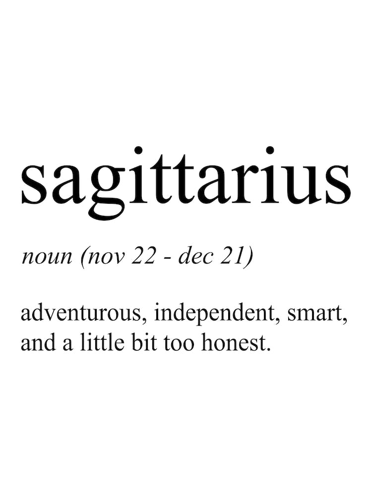 Sagittarius Star Sign Definition Meaning