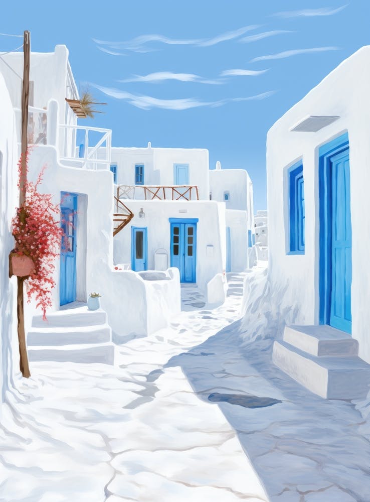 Greece Winter Village 1