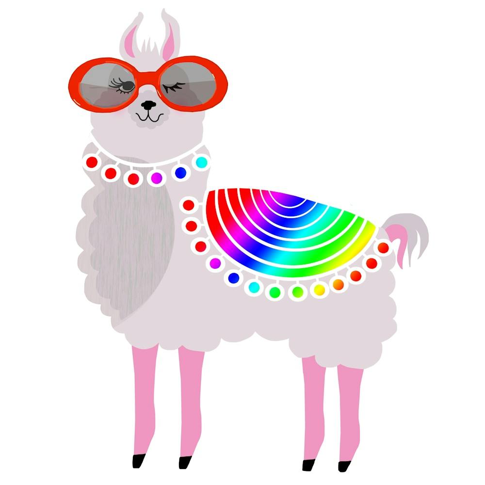 Rainbow Llama