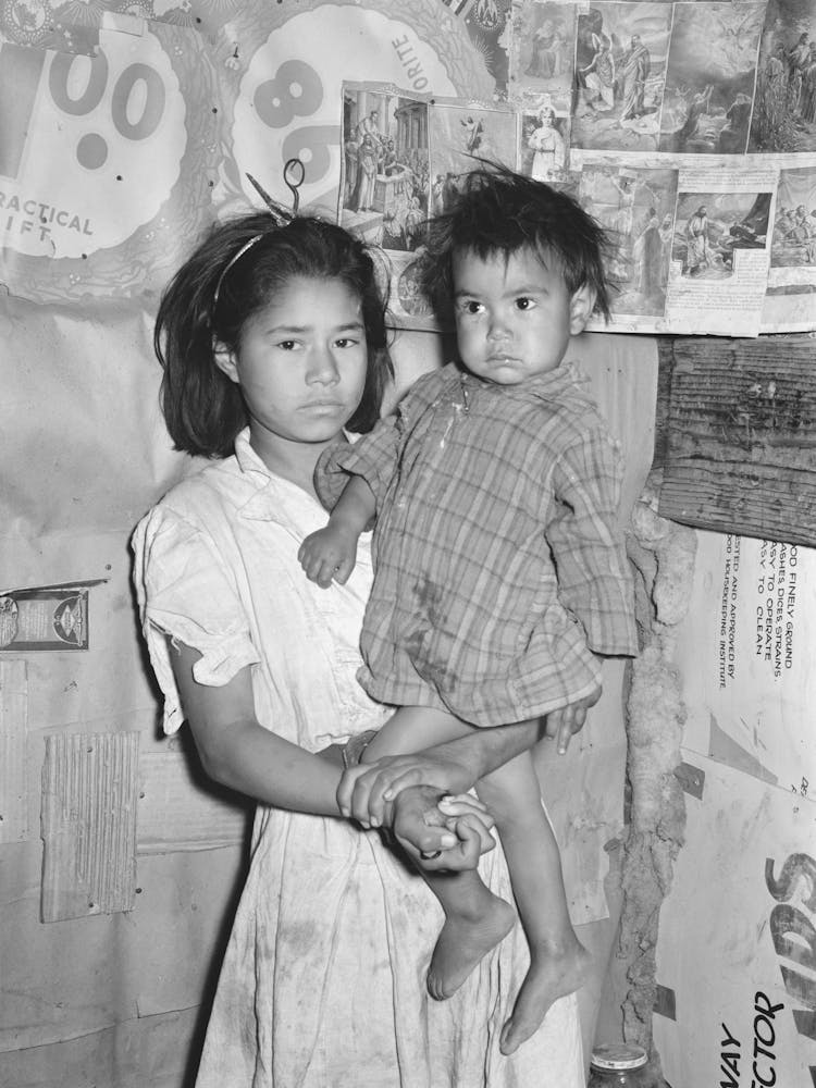 Mexikanische Kinder, San Antonio, Texas von Russell Lee 1