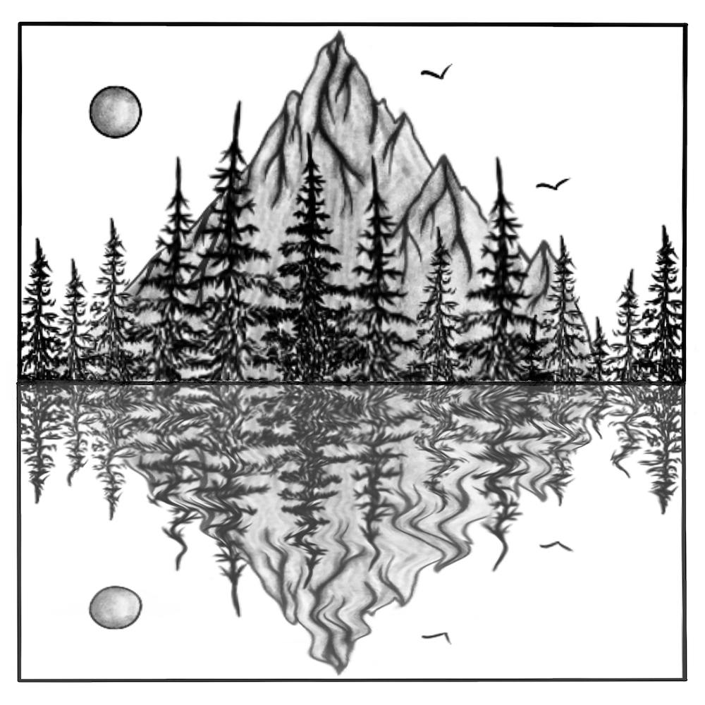 Outdoor Reflection Square