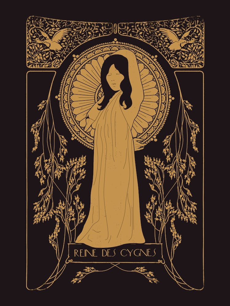 Reine Des Cygnes In Gold