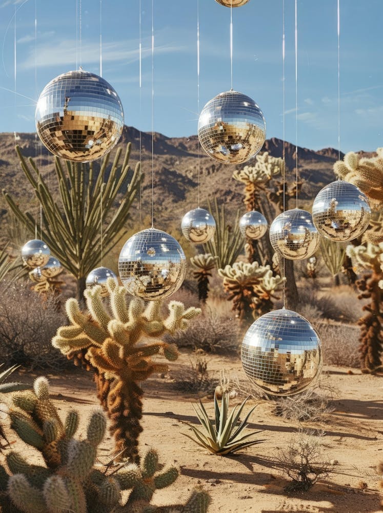 Disco Balls In The Desert