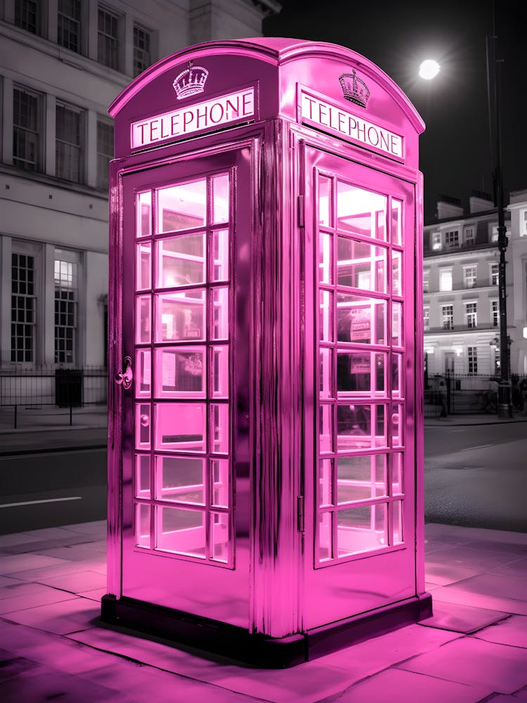 Pink Telephone Booth