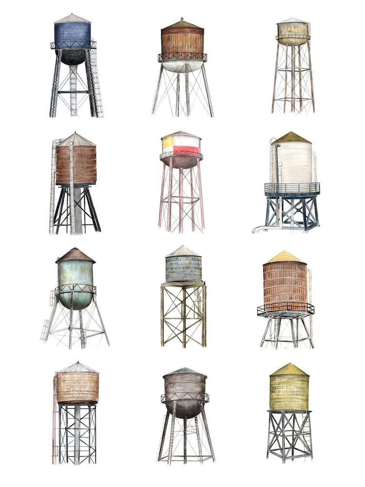 New York Water Towers