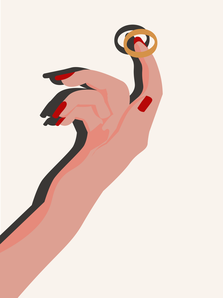 Hand with ring