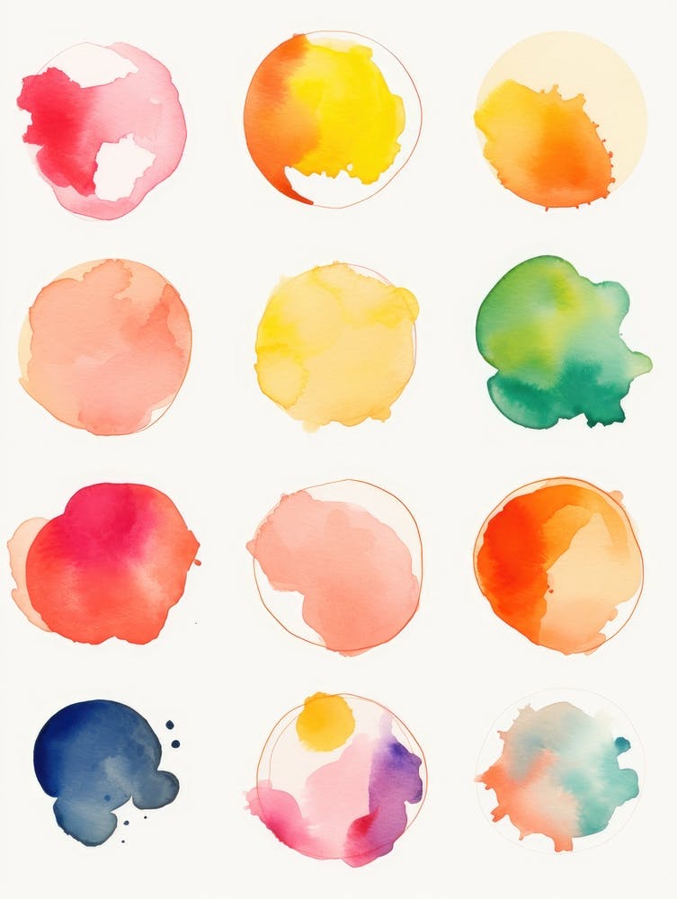 Watercolor Splatters 3